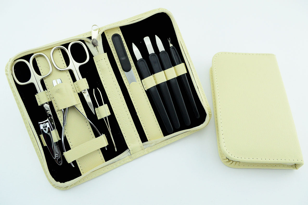 Linkshaender-Manikuereset-10tlg-beige