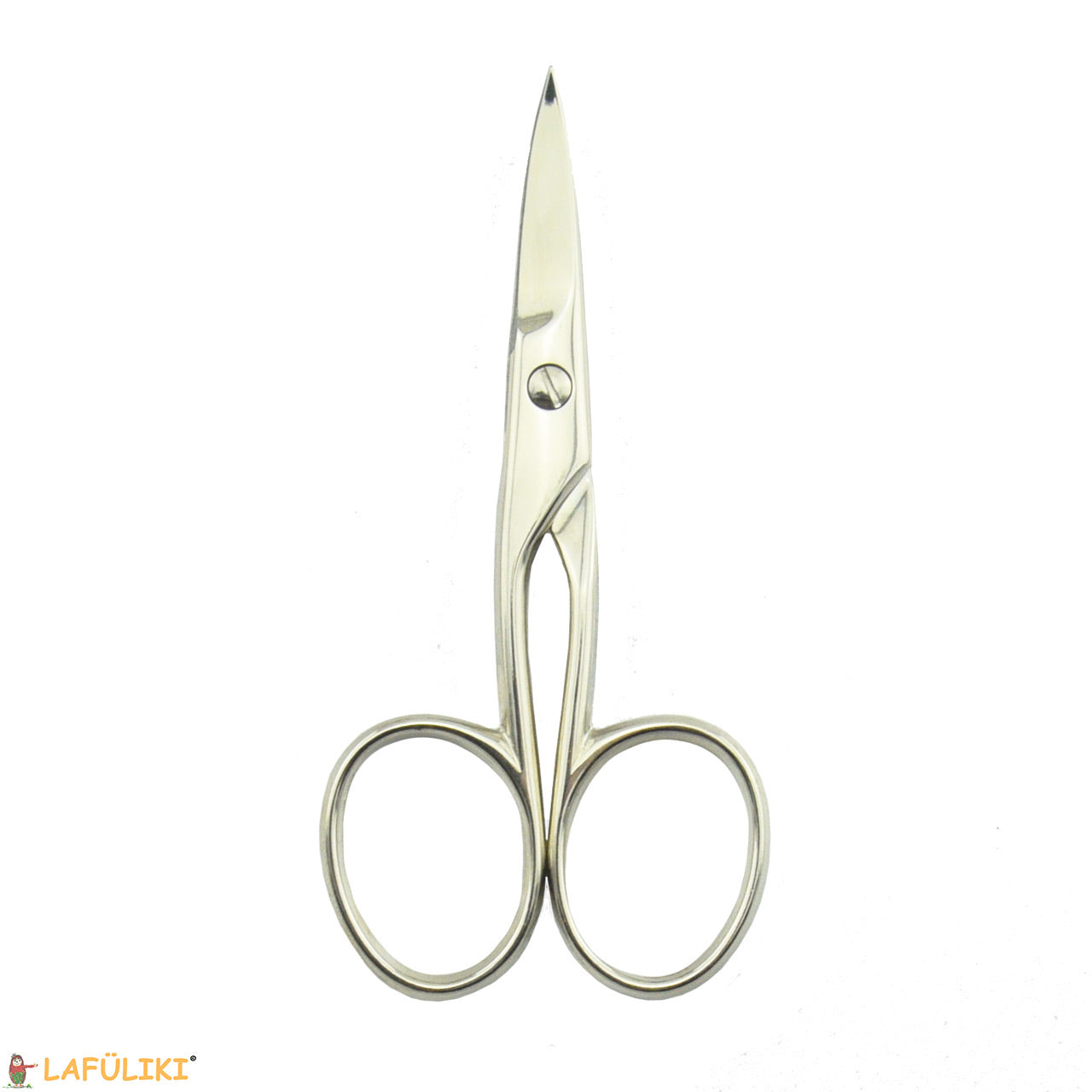 Linkshaender-Nagelschere-9cm-Premium-Qualitat-gebogen-Schere-geschlossen-1016-lafueliki