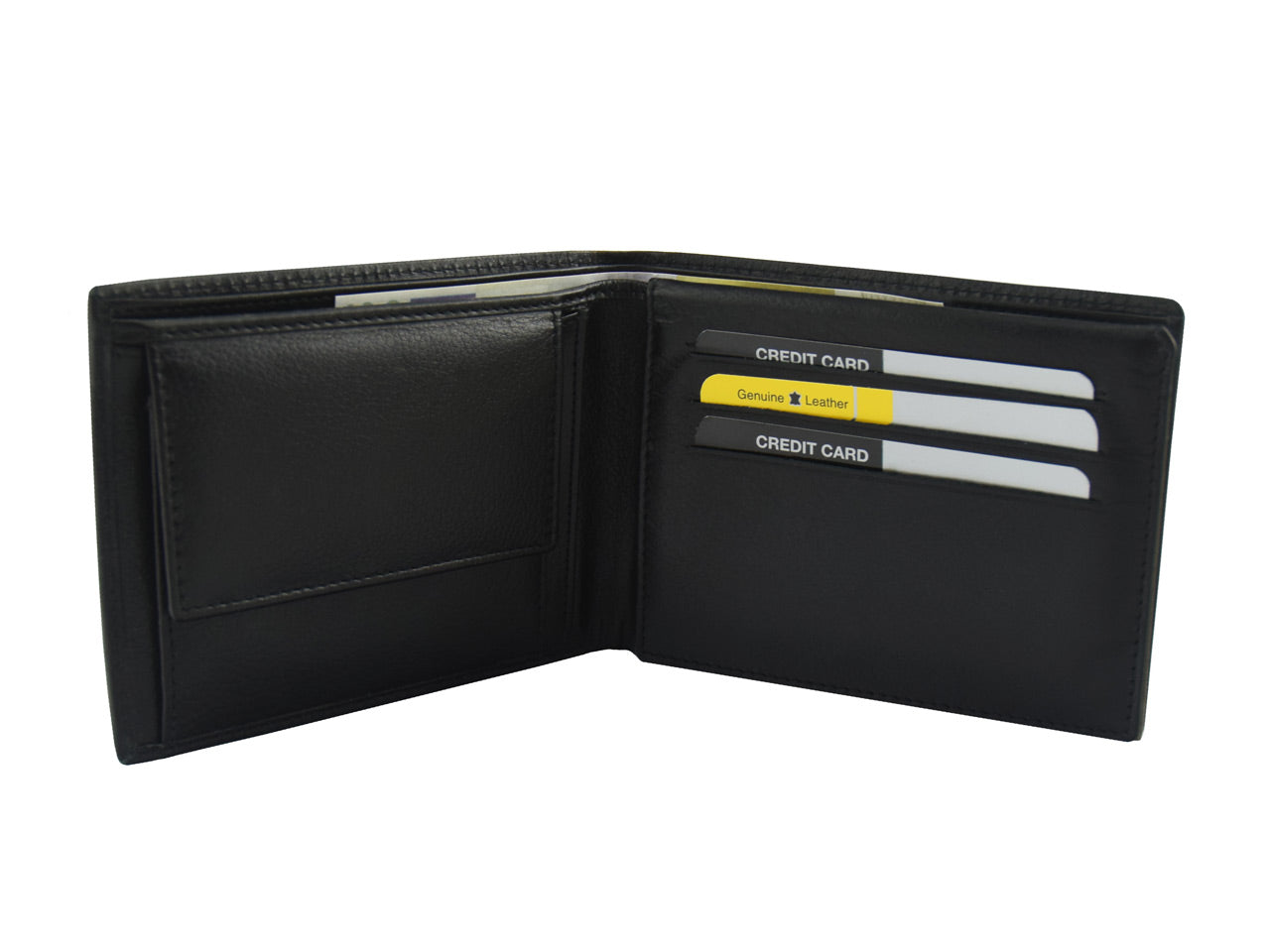 Linkshaender-Portmonnaie-Gelboerse-Classic-schwarz-leder-lafueliki