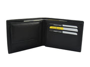 Linkshaender-Portmonnaie-Gelboerse-Classic-schwarz-leder-lafueliki