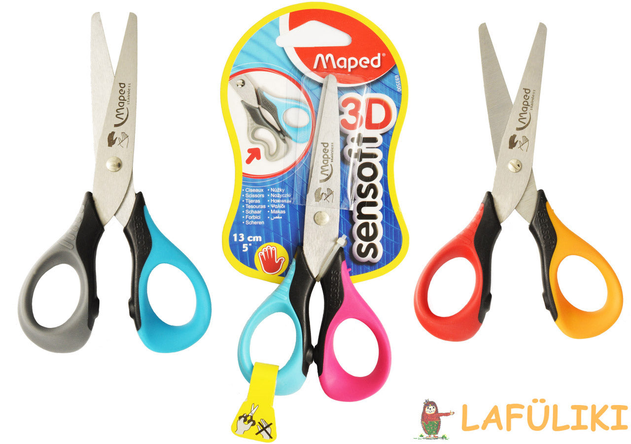 Linkshaender-Sensoft-Schere-Flexgriff-13cm-lafueliki