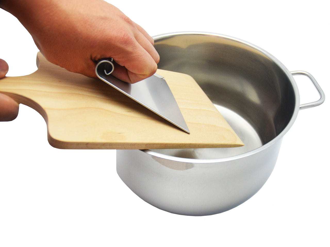 Linkshaender-Spaetzl-Set-Linkshaender-Staetzle-scharben-in-Topf-lafueliki