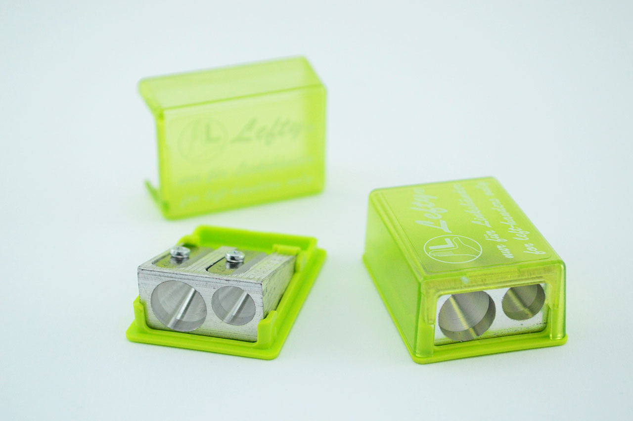 Linkshaender-Spitzer-2-in1-fuer-das-Etui-gruen