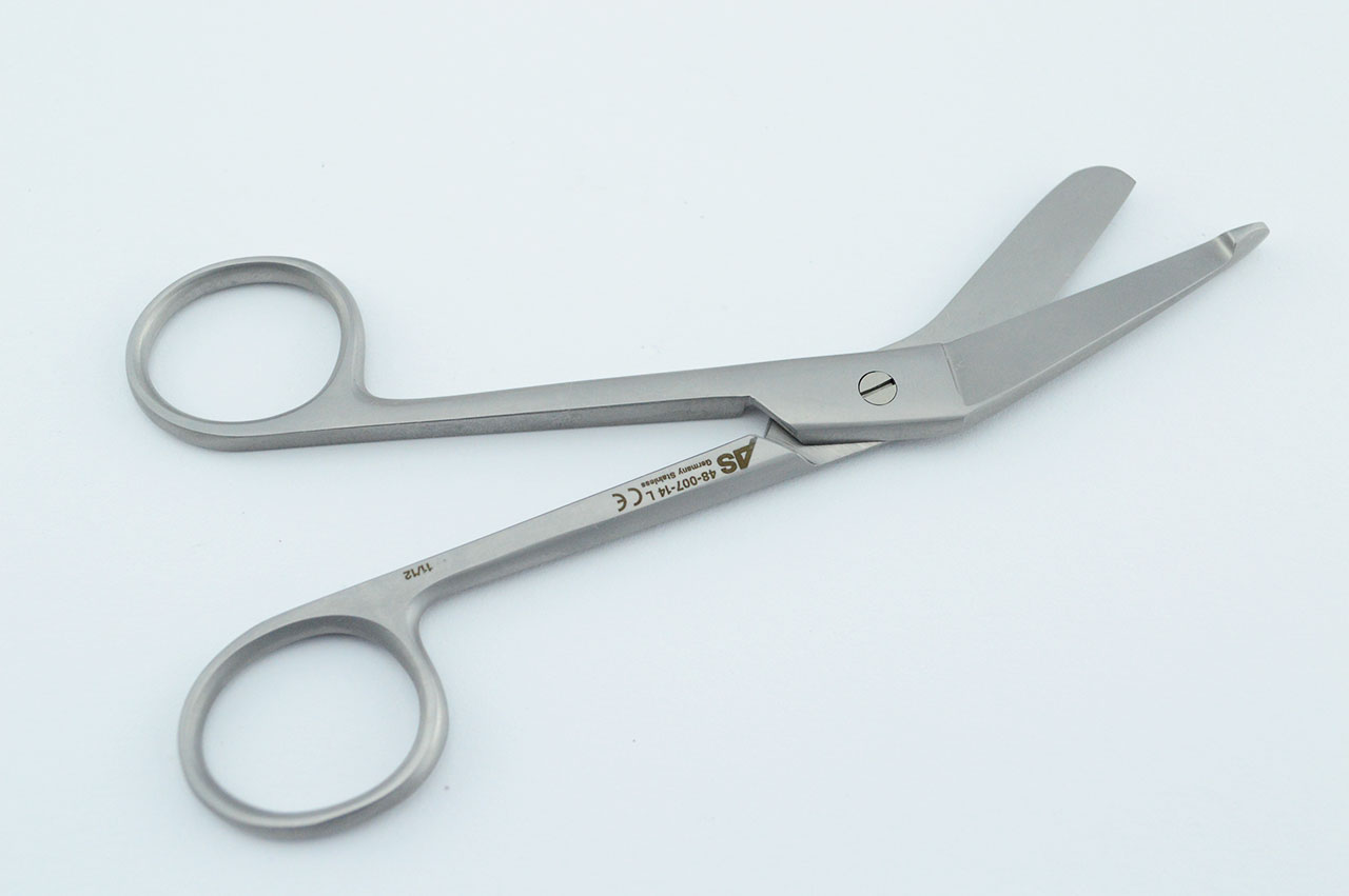 Linkshender-Lister-Verbandsschere-14-cm-Krankenhaus-Arzt-Tierarztpraxis-1