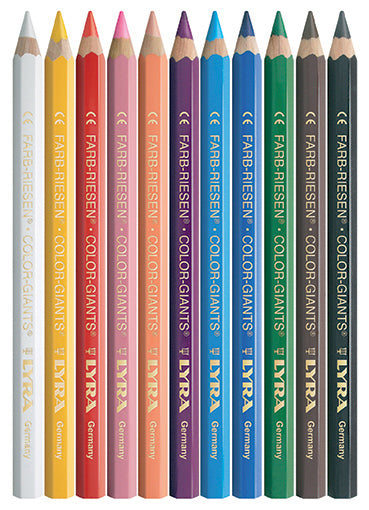 Lyra-Farbriesen-12er-Set-sechseckig-lackiert-Stifte