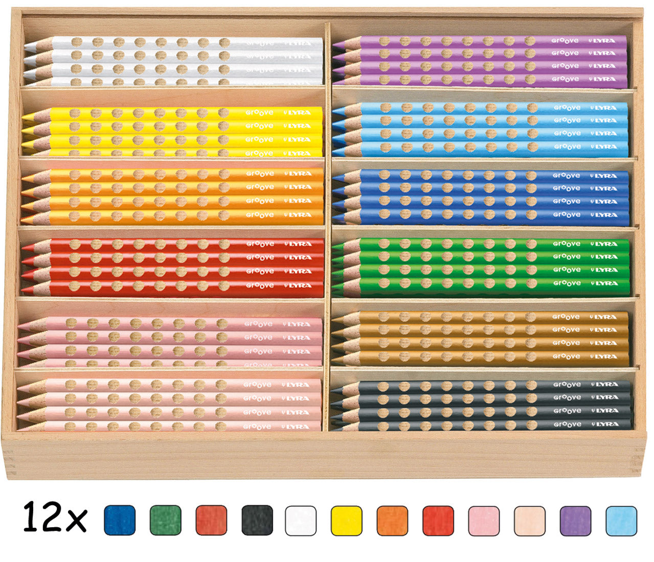 Lyra-Groove-144-Jumbo-Farbstifte-Schulset-Holzbox-4084900303399_lafueliki