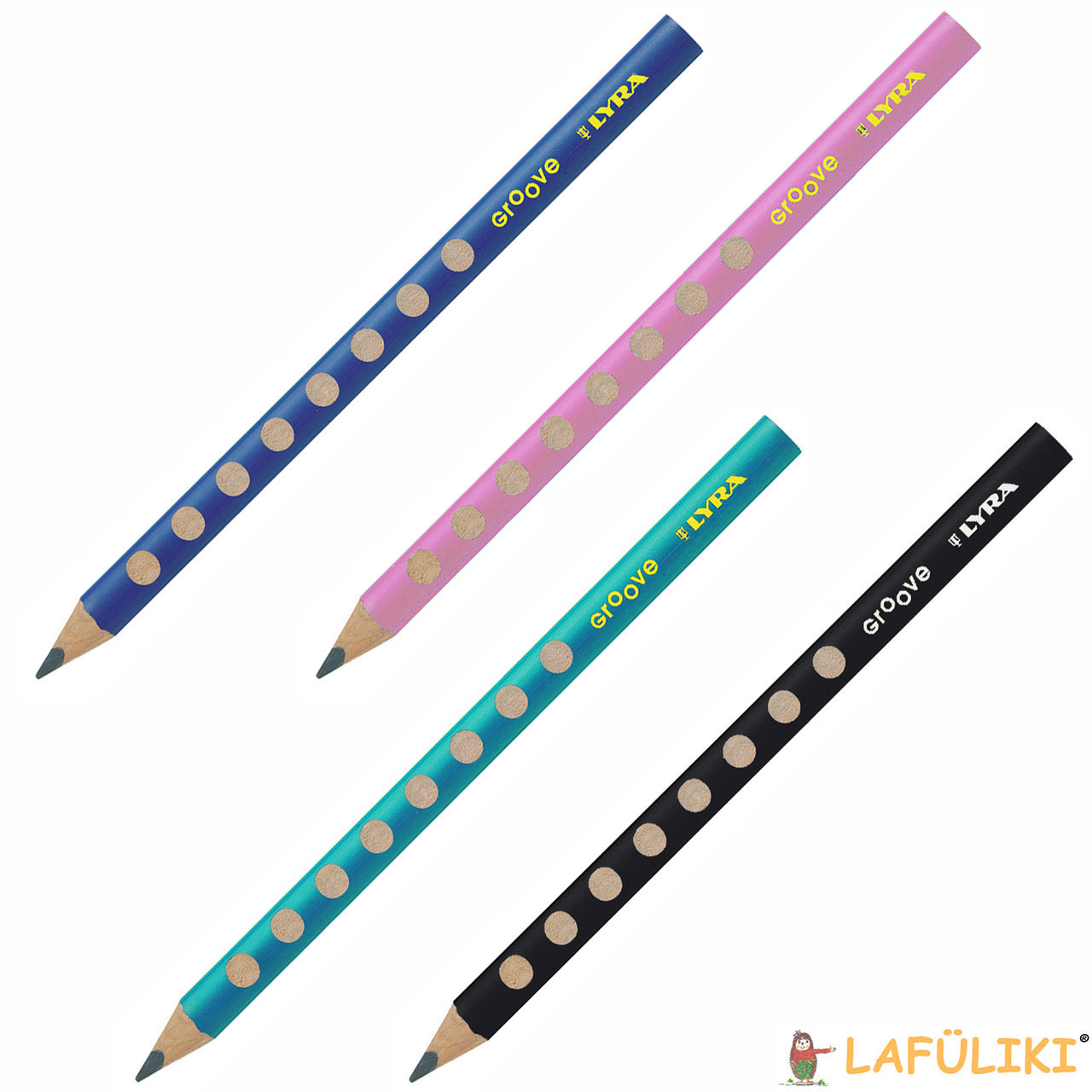 Lyra-Groove-Graphite-bleistift-blau-pink-schwarz-tuerkis-lafueliki