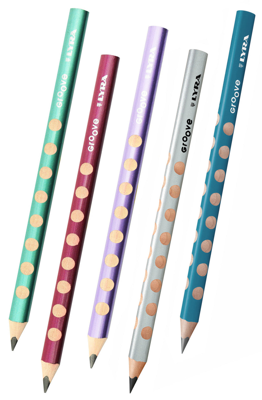 Lyra-Groove-Jumbo-Bleistift-B-Metallic-anfaenger-bleistift-schreiblernbleistift-lafueliki