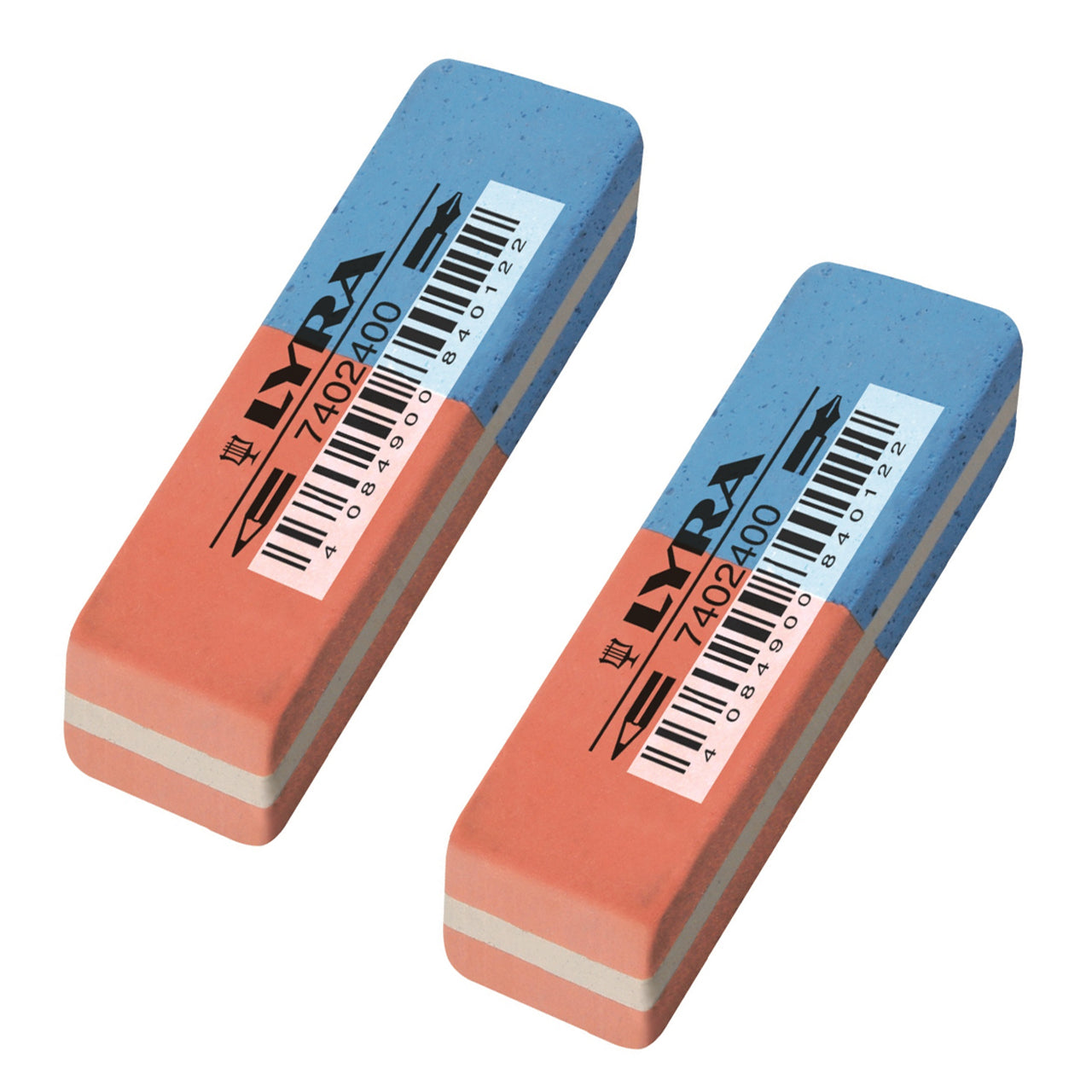 Lyra-Kautschuk-Radiergummi-Kombi-fuer-Bleistift-Tinte-4084900840122-2er-Set-kaufen-lafueliki