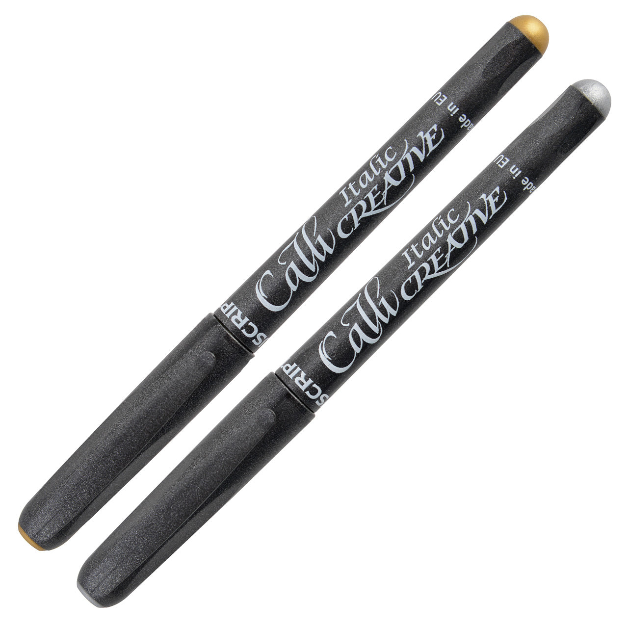 Manuscript-Callicreative-Italic-metallic-Marker-gold-silber-MM6640-kappe-lafueliki