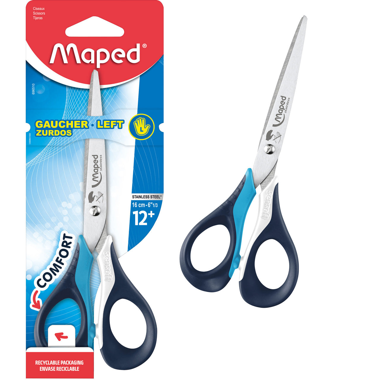 Maped-Linkshaender-Schere-16-cm-Sensoft-Flexgrif-spitz-blau-696510-online-kaufen-lafueliki