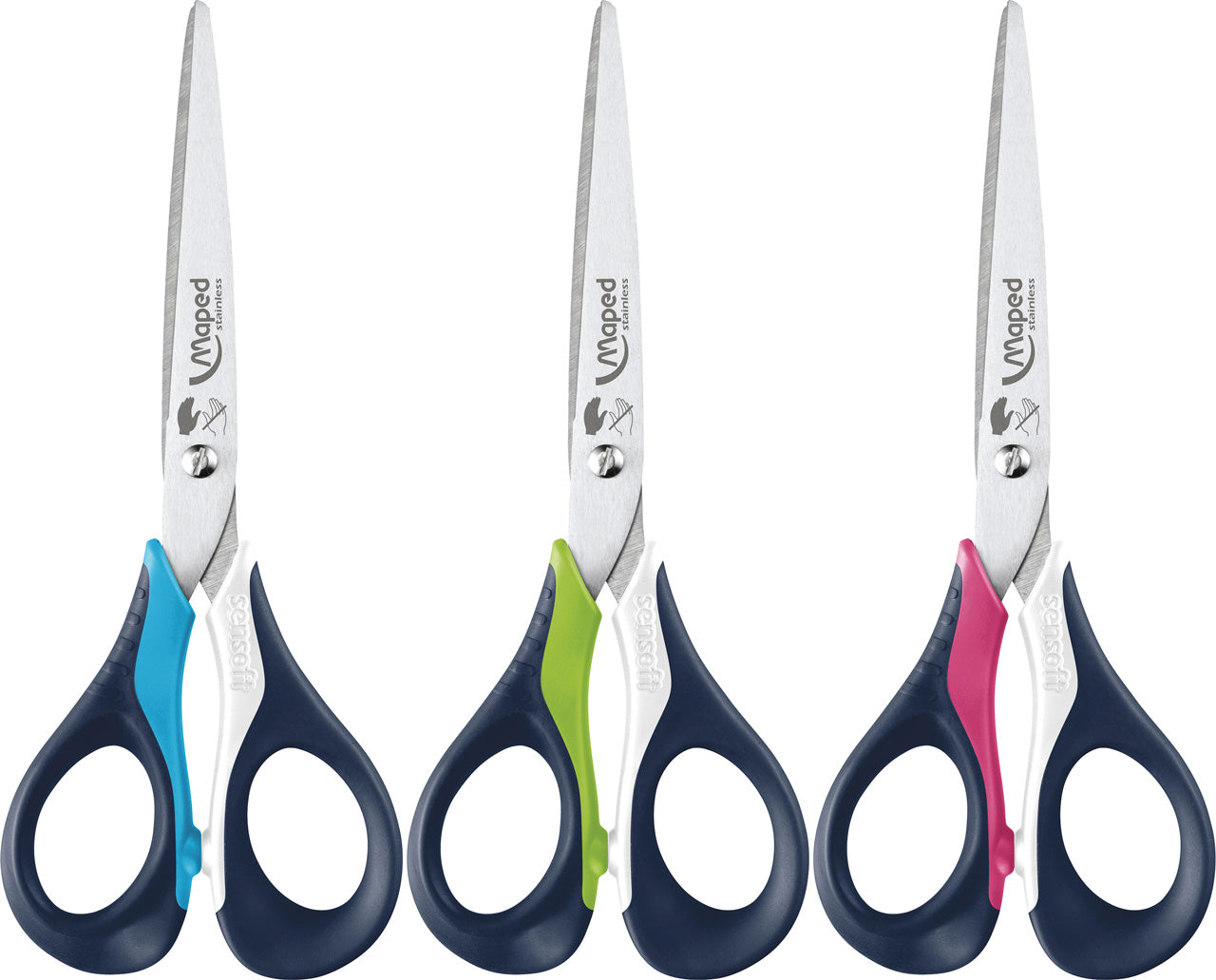 Maped-Linkshaender-Schere-16-cm-Sensoft-Flexgrif-spitz-farben-696510-kaufen-lafueliki