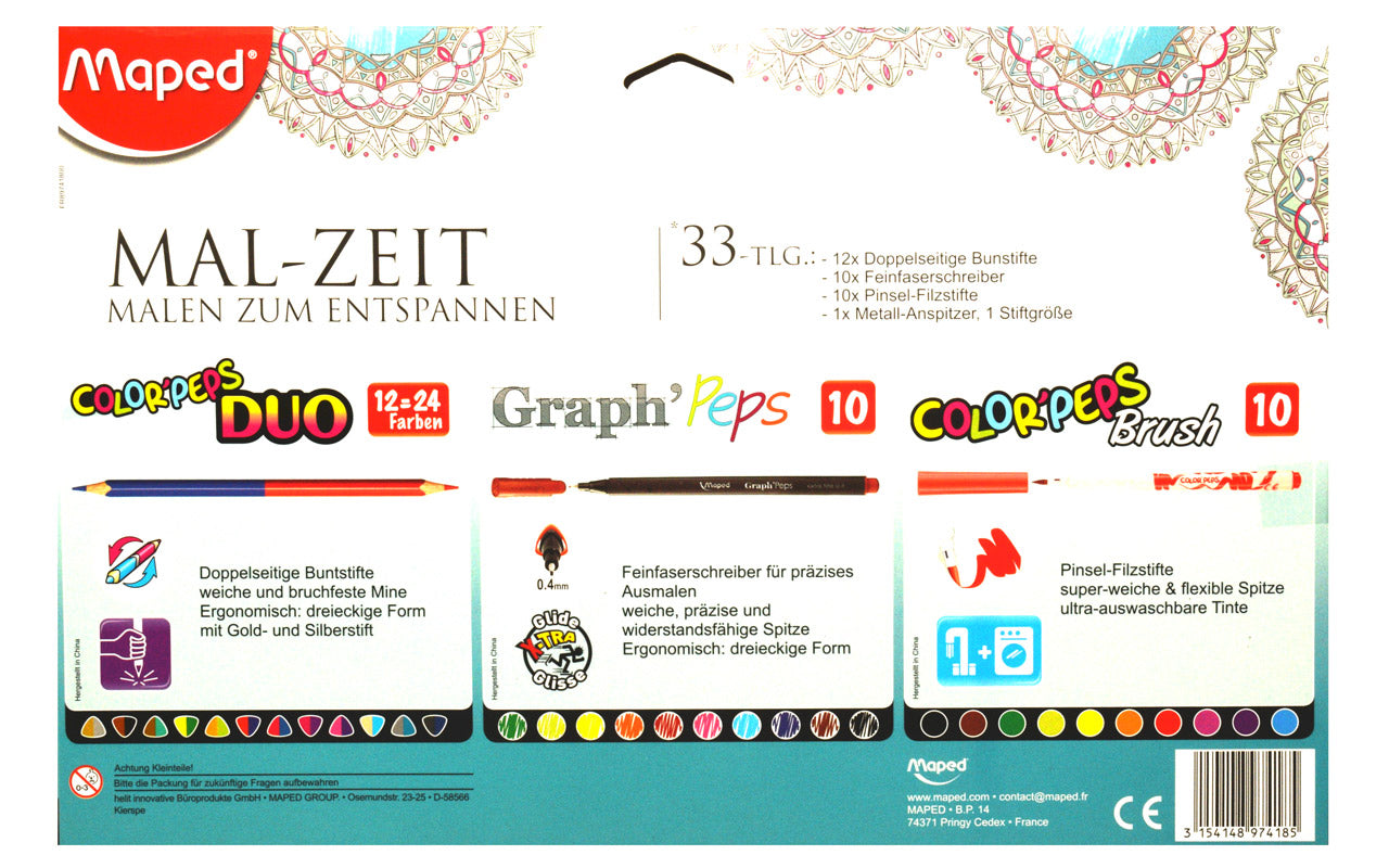 Maped-Malset-Mal-Zeit-33-teilig-ovp-rueckseite