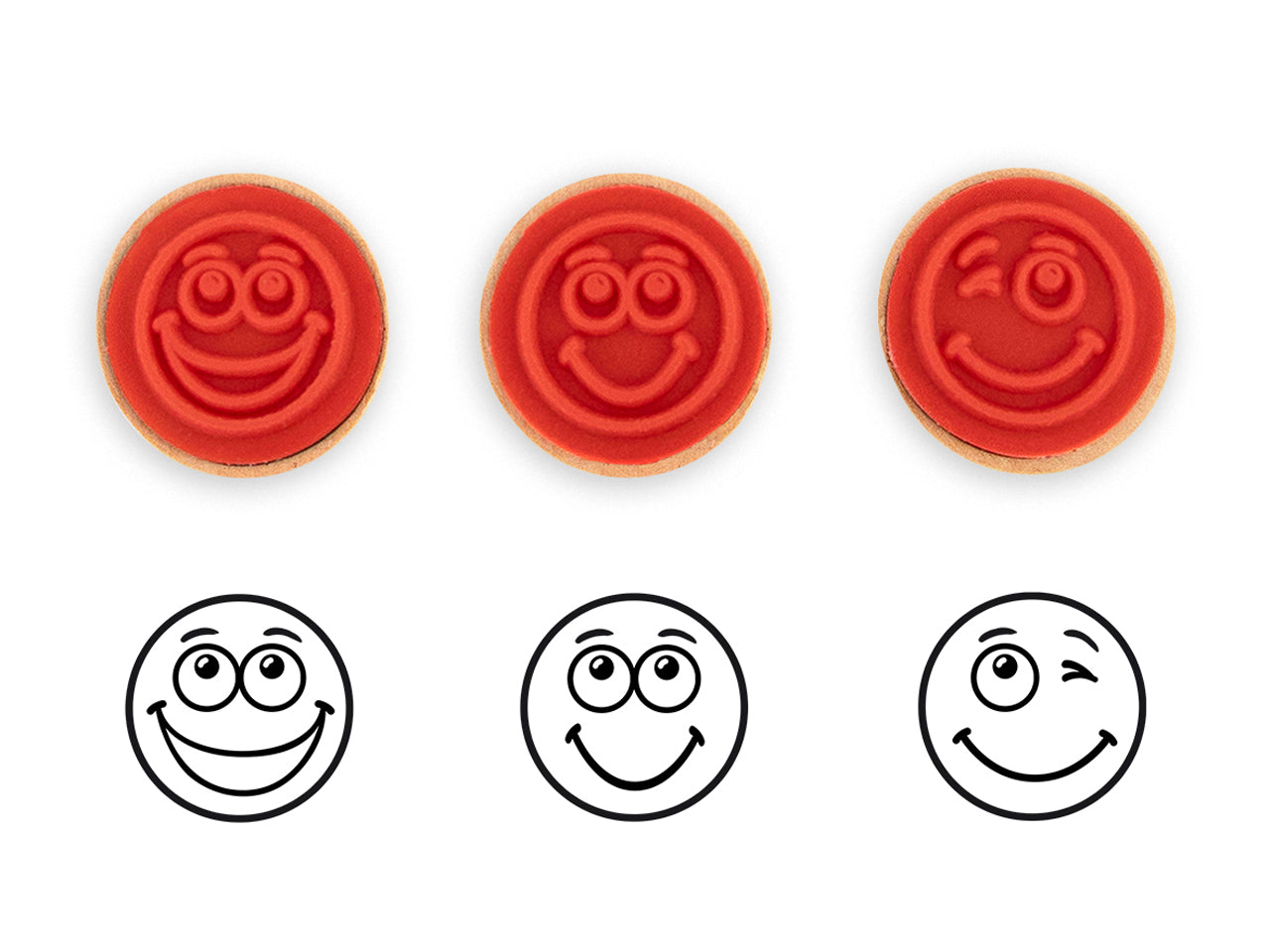 Motivationsstempel-aus-Holz-3er-Set-Gesichter-Stempel