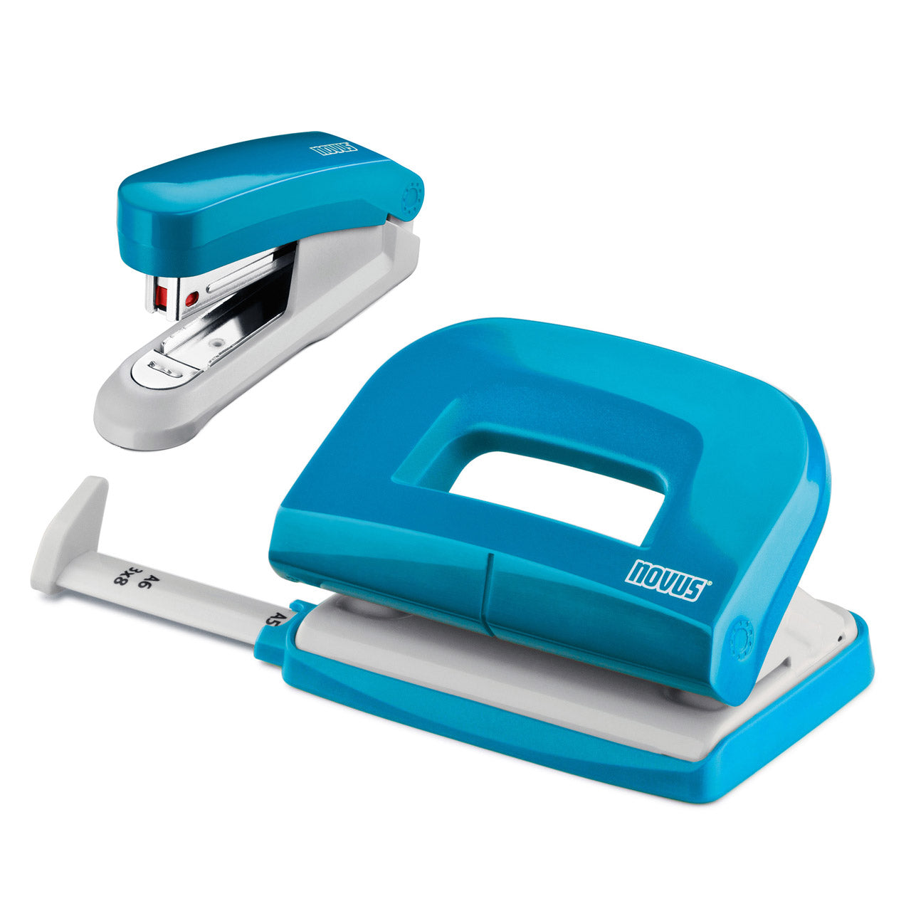 Novus-Locher-Tacker-Bueroset-Evolution-Twin-Set-petrol