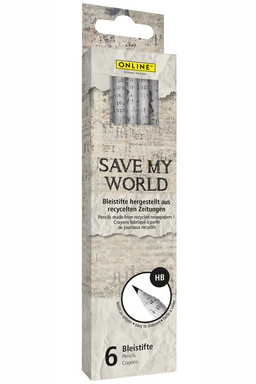 ONLINE-Bleistifte-HB-6er-Set-Zeitungspapierstifte-07919-kaufen-lafueliki