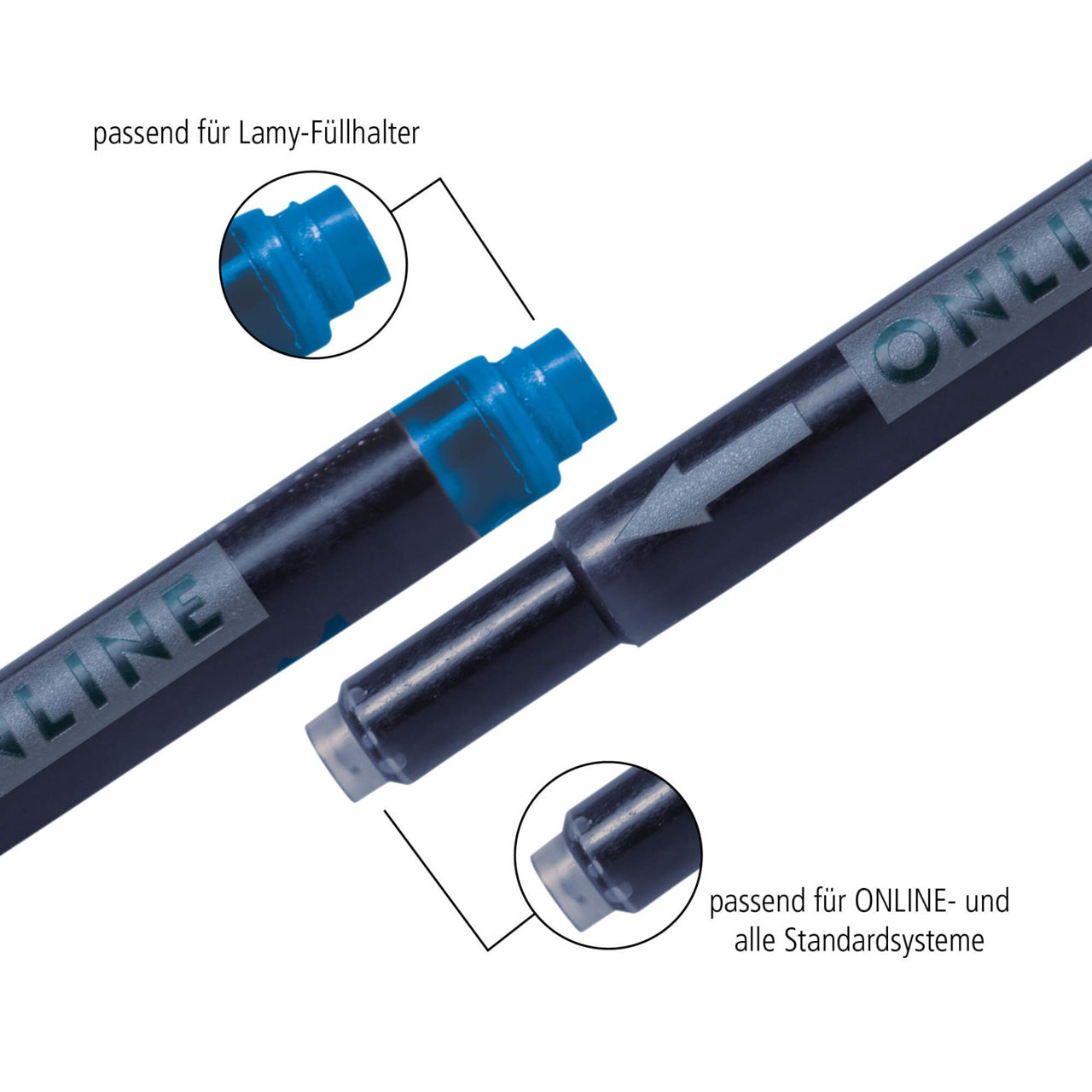 ONLINE-Kombi-Tintenpatrone-5-Stueck-Universal-Patronen-passt-lamy-lafueliki