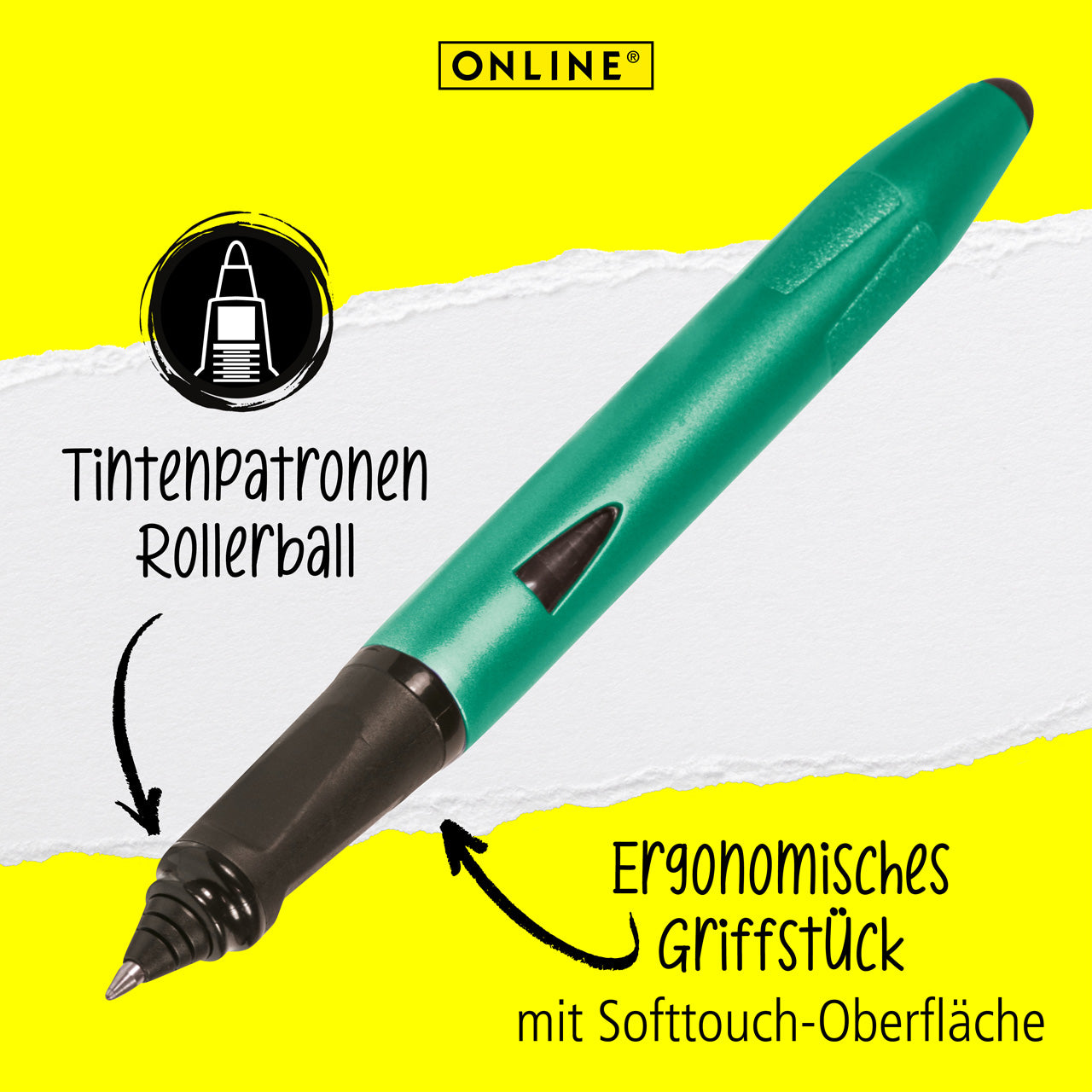 ONLINE-Switch-Plus-Tintenroller-mit-Stylus-Tip-26052-gruen-Green-Ocean-lafueliki