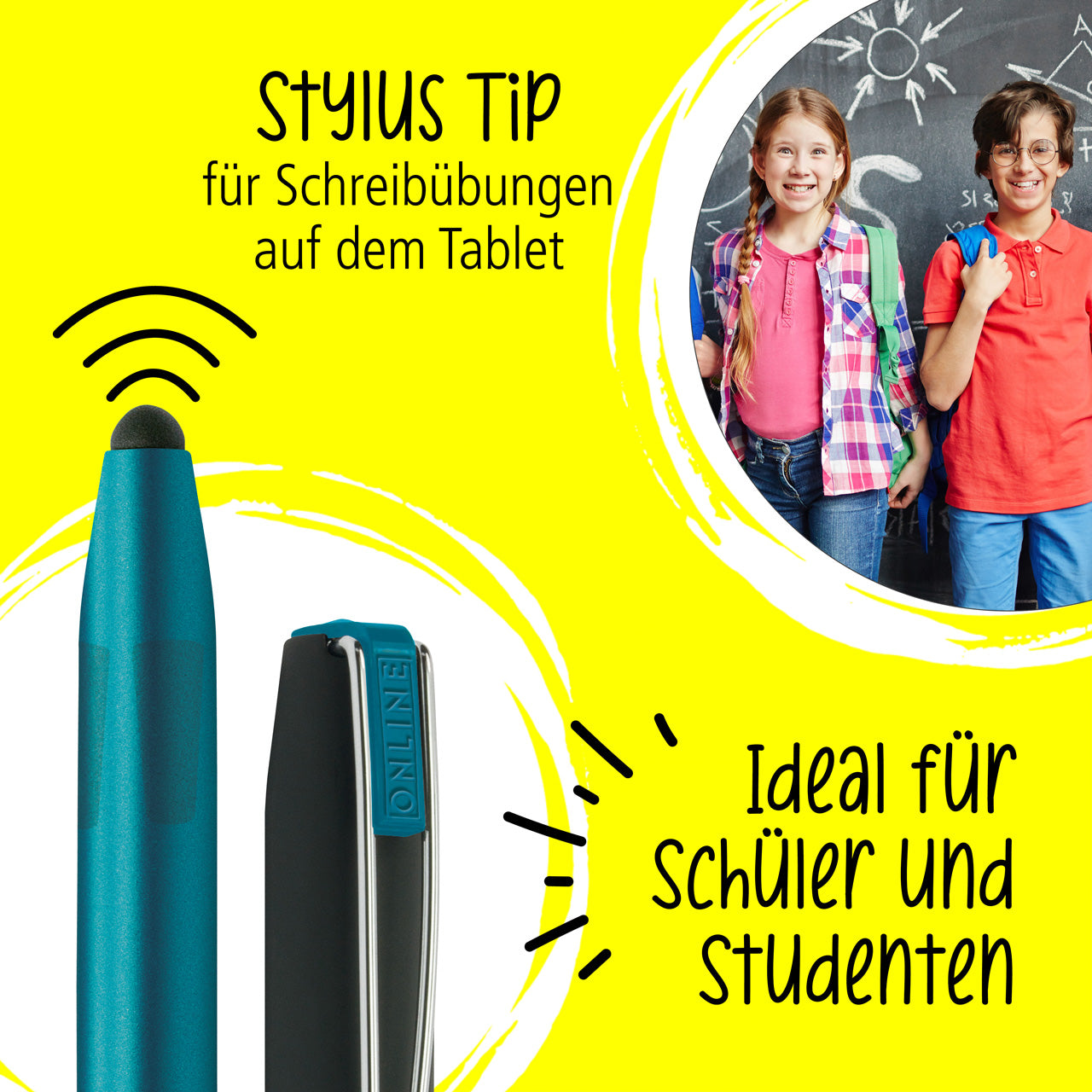 ONLINE-Switch-Plus-Tintenroller-mit-Stylus-Tip-Smartphone-Tablet-26013-blau-Petrol-lafueliki
