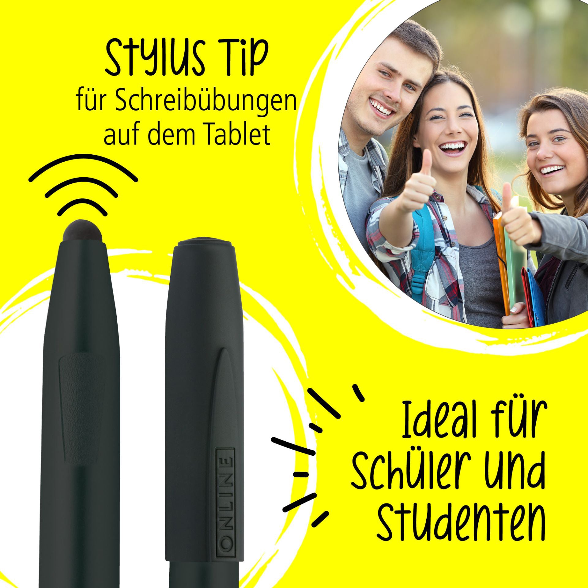 ONLINE Switch · Schreiblernfüller mit Stylus · Nero · Schwarz