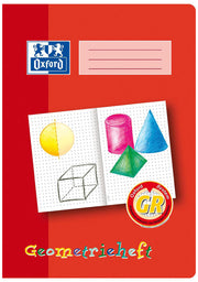 OXFORD-GEOMETRIEHEFT-A4-Lineatur-GR-Punkteraster-16-Blatt-rot-lafueliki