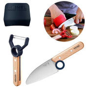 Opinel-Kindermesser-Le-Petit-Chef-3-tlg-Messer-Schaeler-Fingerschutz-schwarz-blau-Kinder-ab-7-Jahren-3123840026058-kaufen-lafueliki