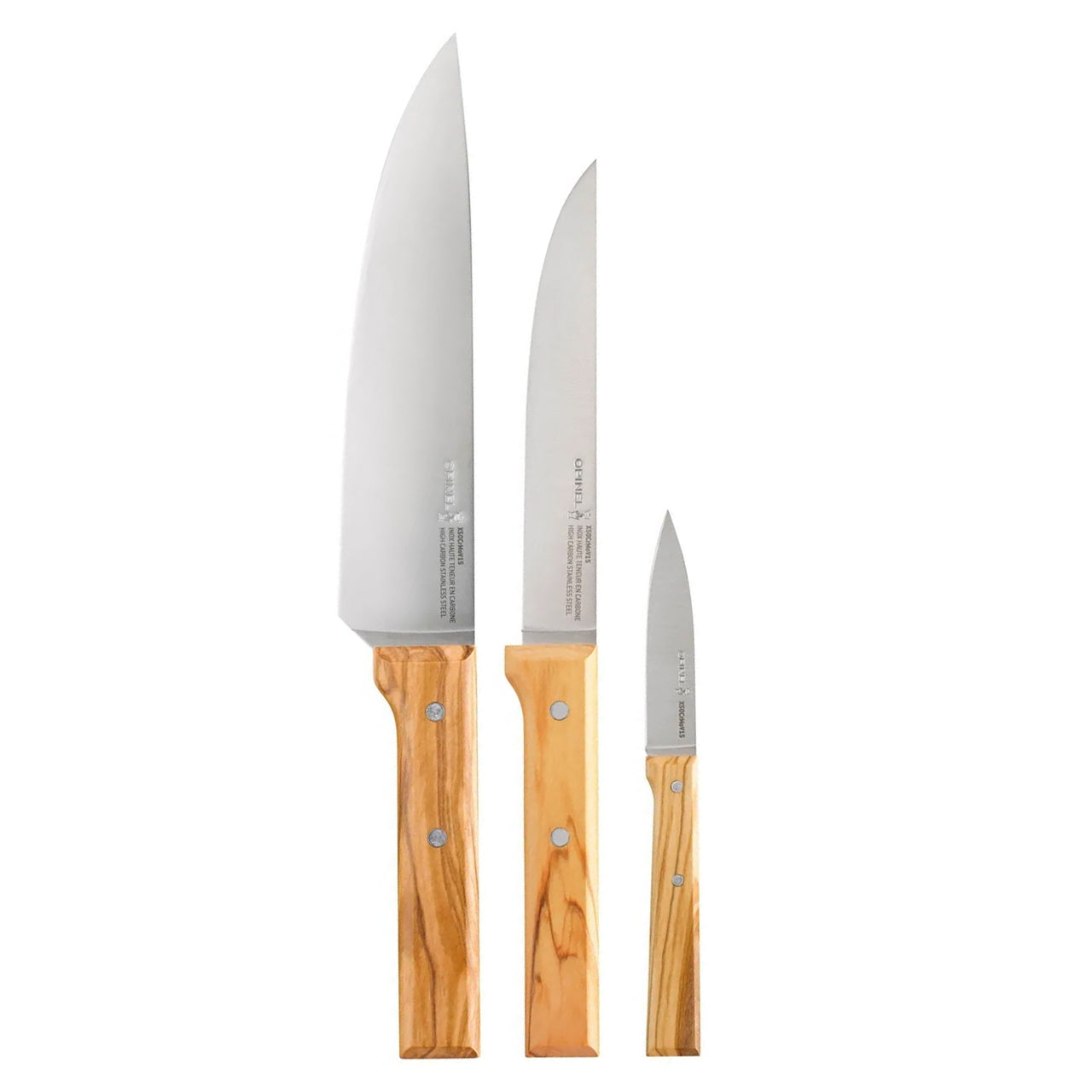 Opinel-Messerset-3-teilig-Parallele-Trio-Olivenholz-messer