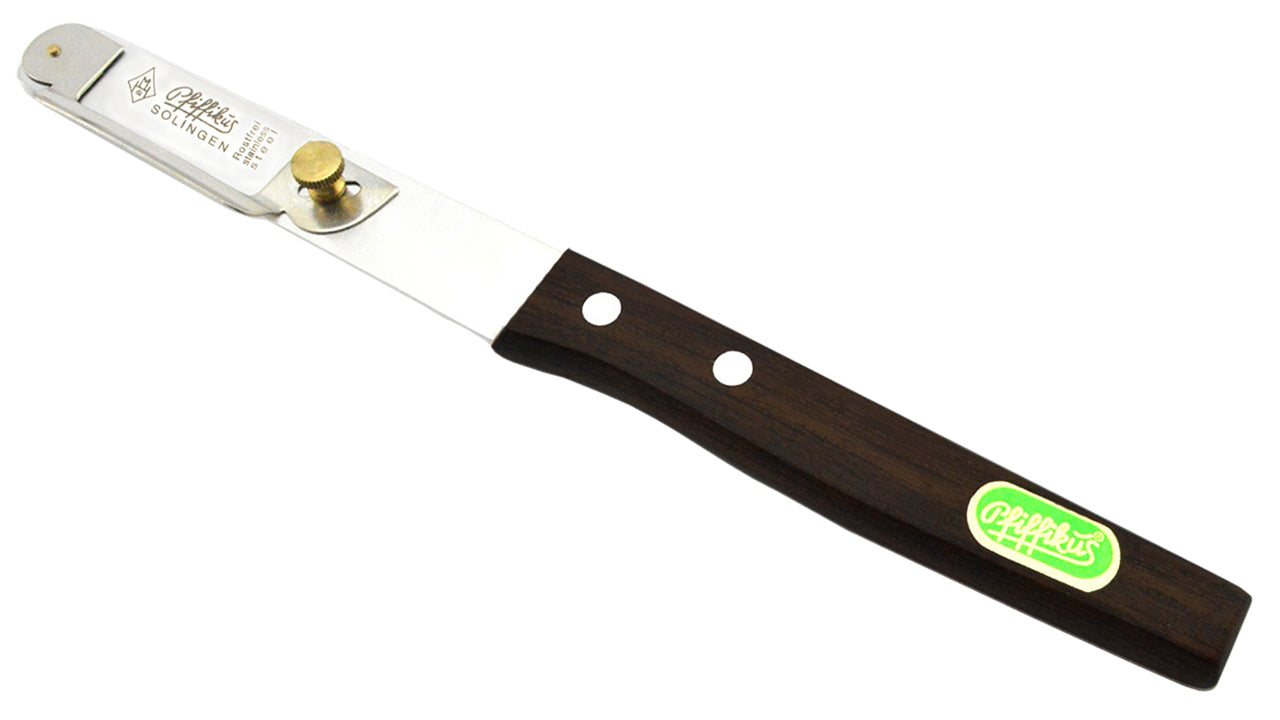 Original-Pfiffikus-Solingen-Spargelschaeler-Holzgriff-Schaeler-dunkel-kaufen-lafueliki