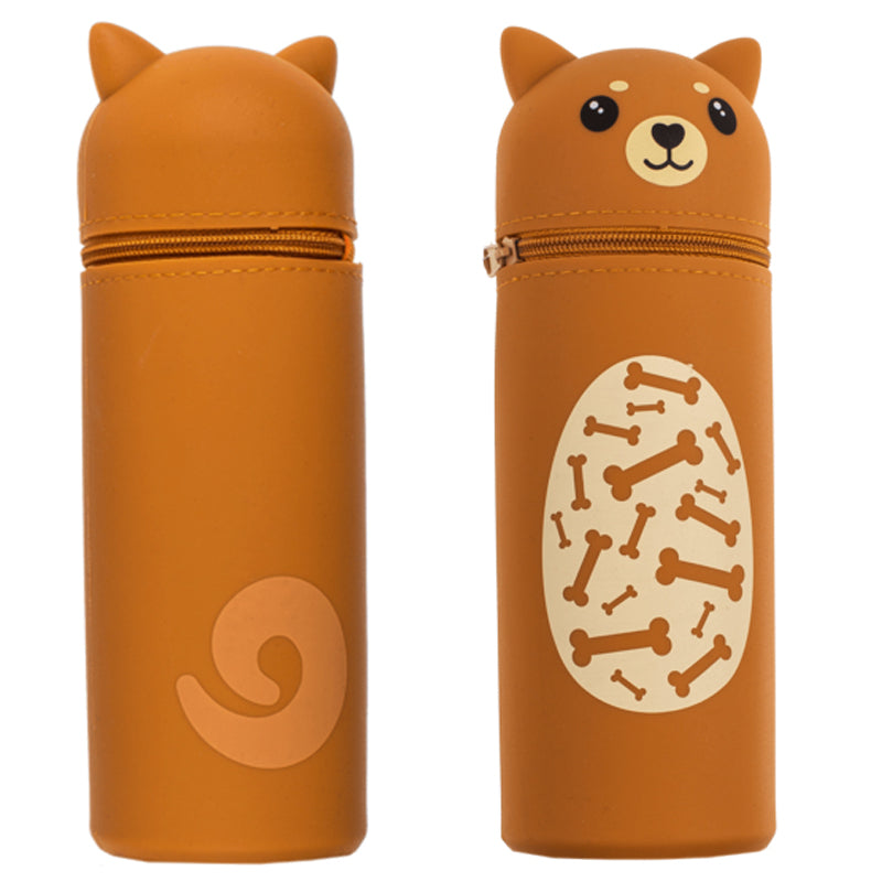 Out-of-the-blue-Federmaeppchen-2-in-1-aus-Silikon-Hund-braun-federmappe-90121-guenstig-kaufen-lafueliki