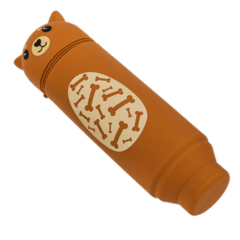 Out-of-the-blue-Federmaeppchen-2-in-1-aus-Silikon-Hund-braun-federmappe-90121-lafueliki