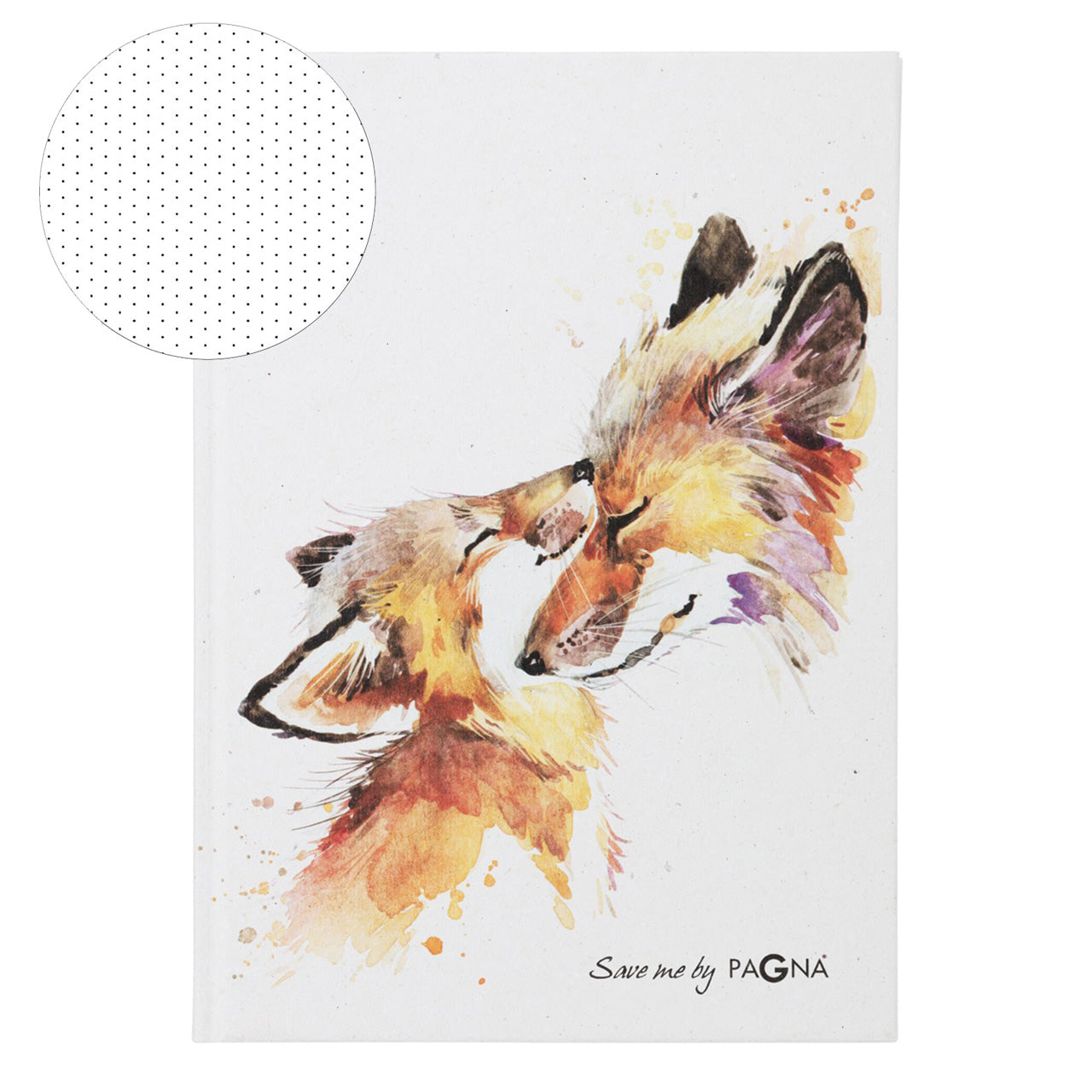 PAGNA-Notizbuch-Dotted-A5-Fuchs-mit-punktkariert-26082-15-lafueliki