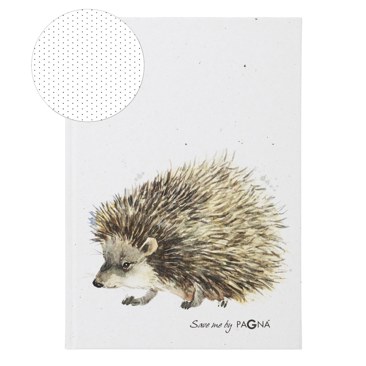 PAGNA-Notizbuch-Dotted-A5-Igel-mit-punktkariert-26083-15-lafueliki