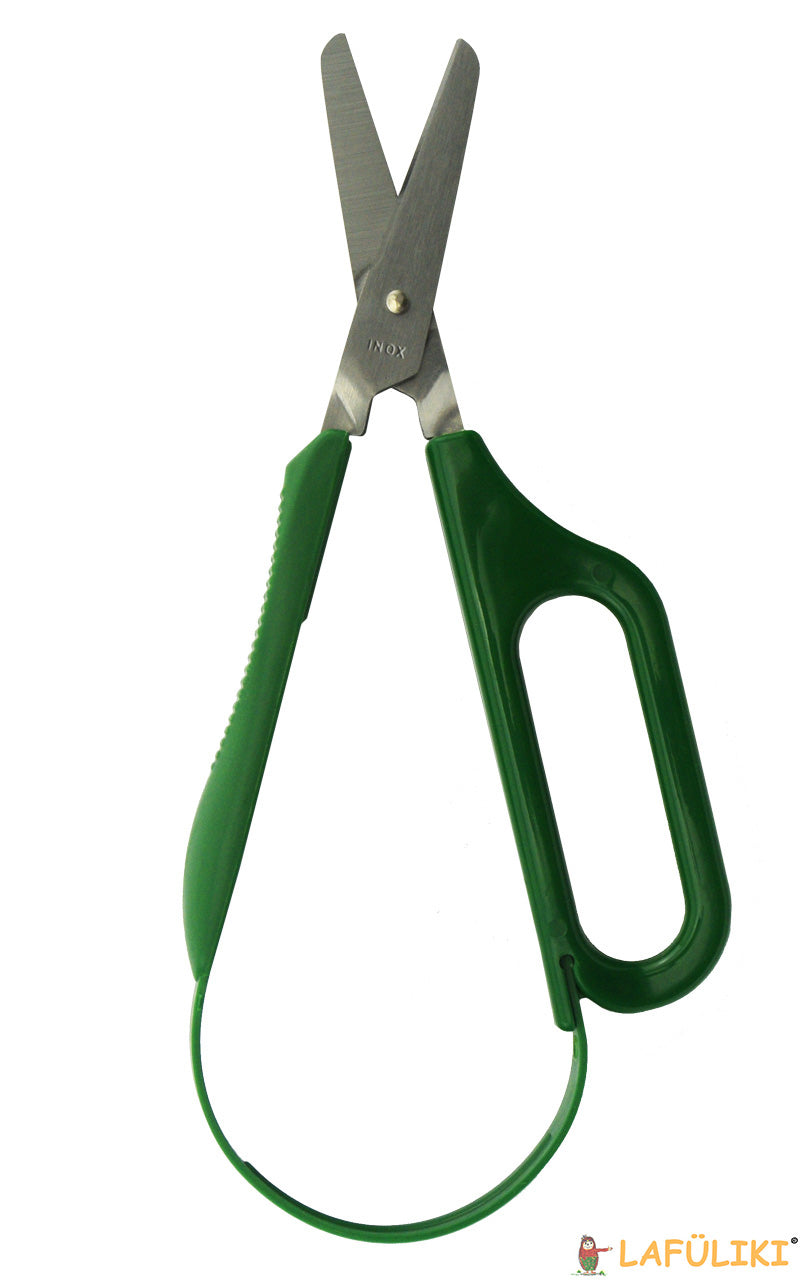 PETA-Easi-Grip-Buegelschere-Linkhaender-abgerundet-mit-Schlaufe-1126-lafueliki