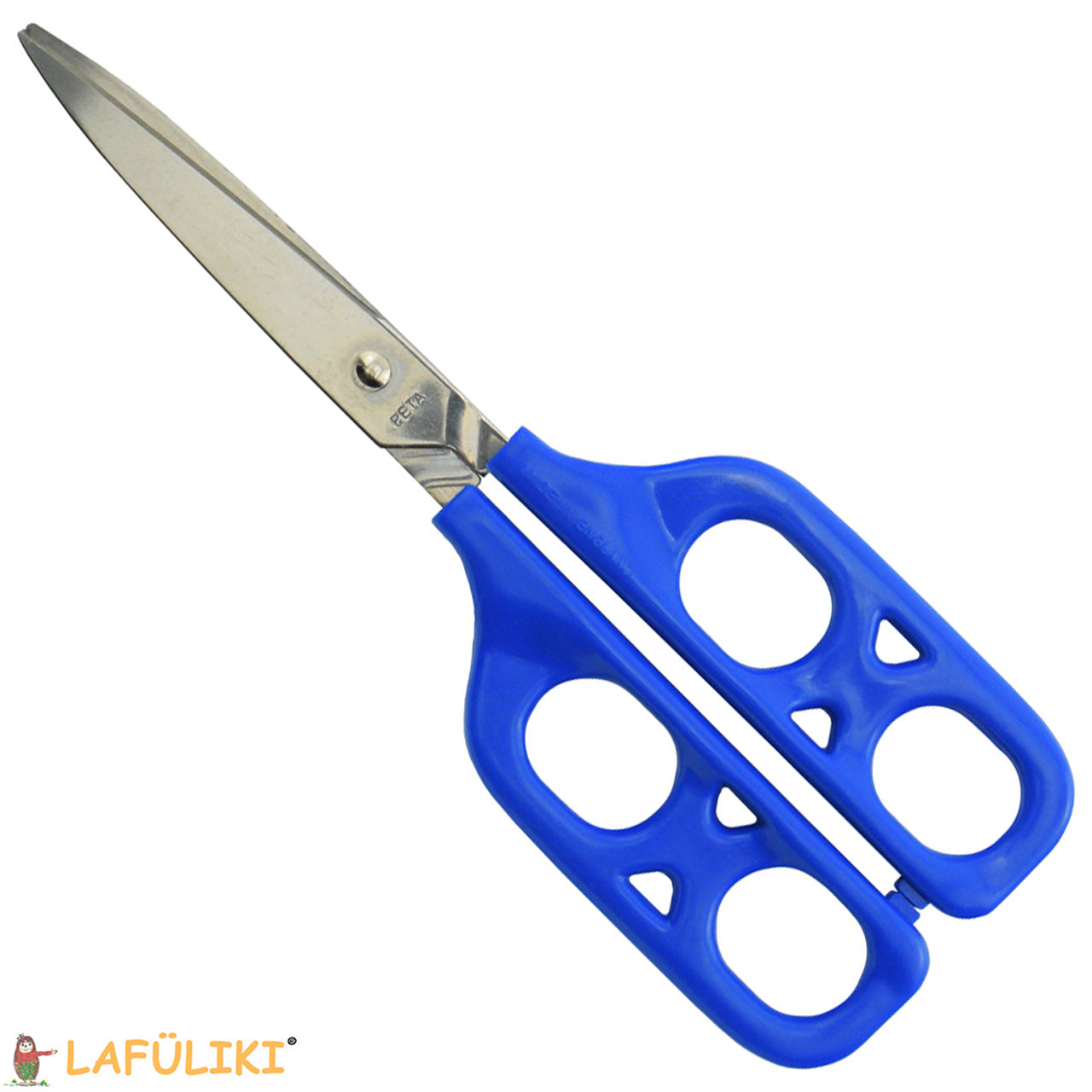 PETA-Lern-uebungs-schere-Rechtshaender-spitz-1084-blau-Doppelgriff-lafueliki