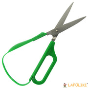 PETA-Linkshaender-Langaugen-Buegelschere-spitz-mit-Griffloch-federschere-Therapieschere-lafueliki-1