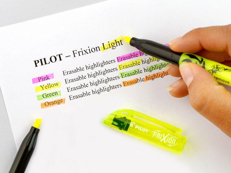 PILOT-FriXion-Light-Textmarker-gelb-Text