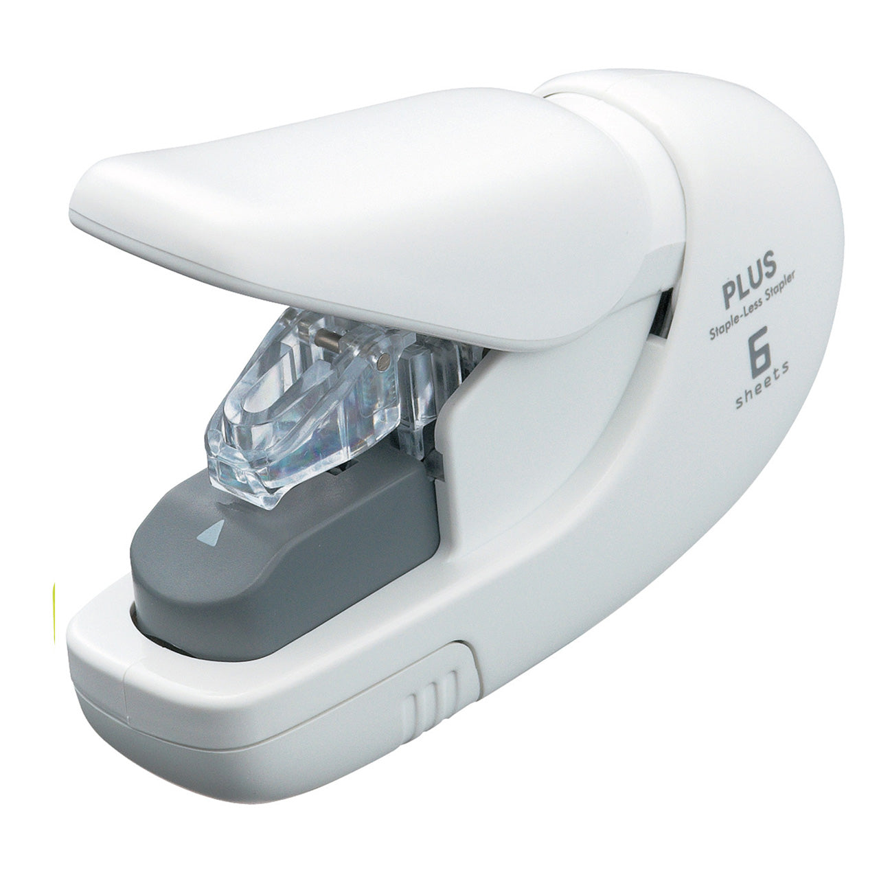 PLUS-JAPAN-Heftgeraet-klammerlos-bis-5-Blatt-mini-Hefter-weiss-200474000