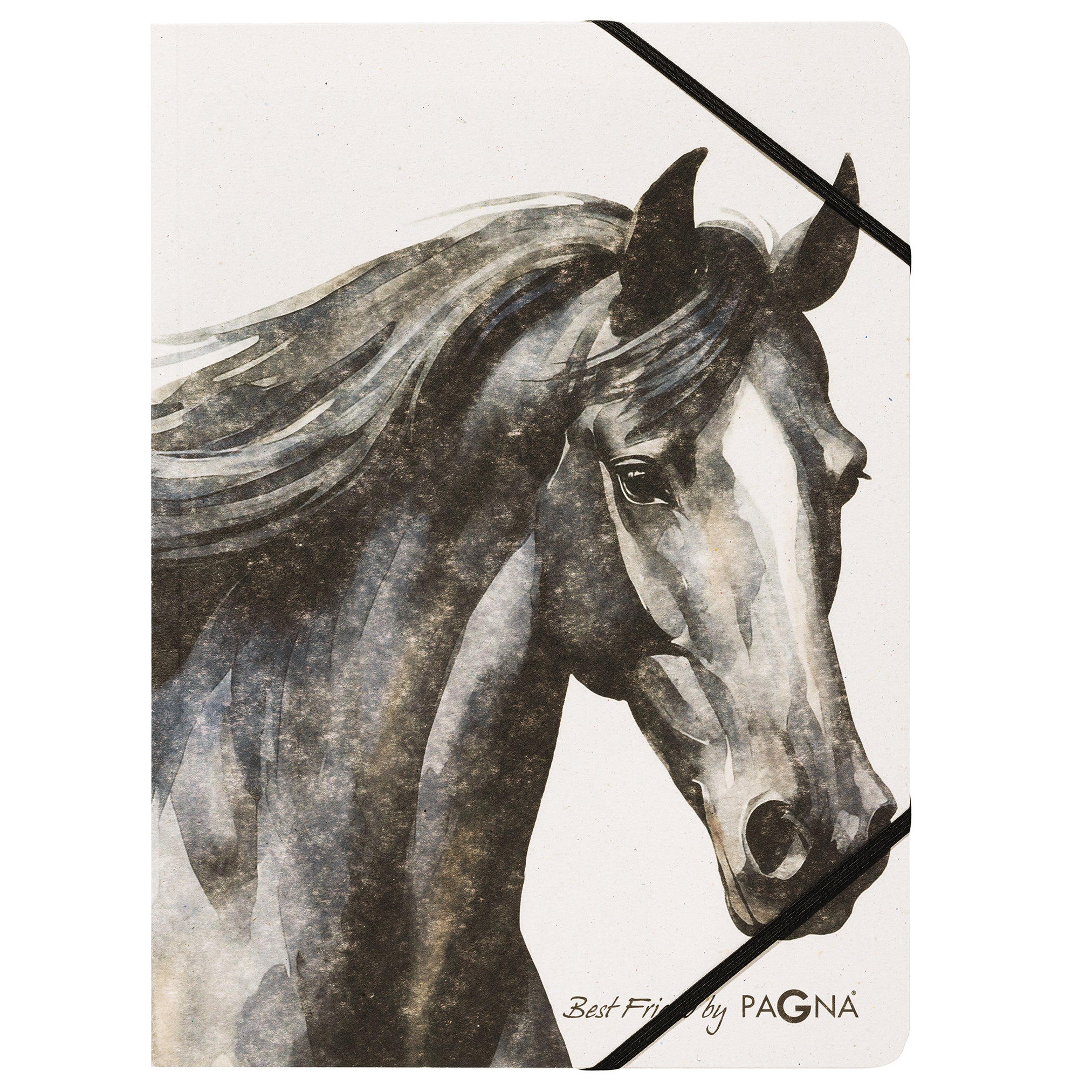 PAGNA Sammelmappe A4 · Pferd schwarz · Best Friend