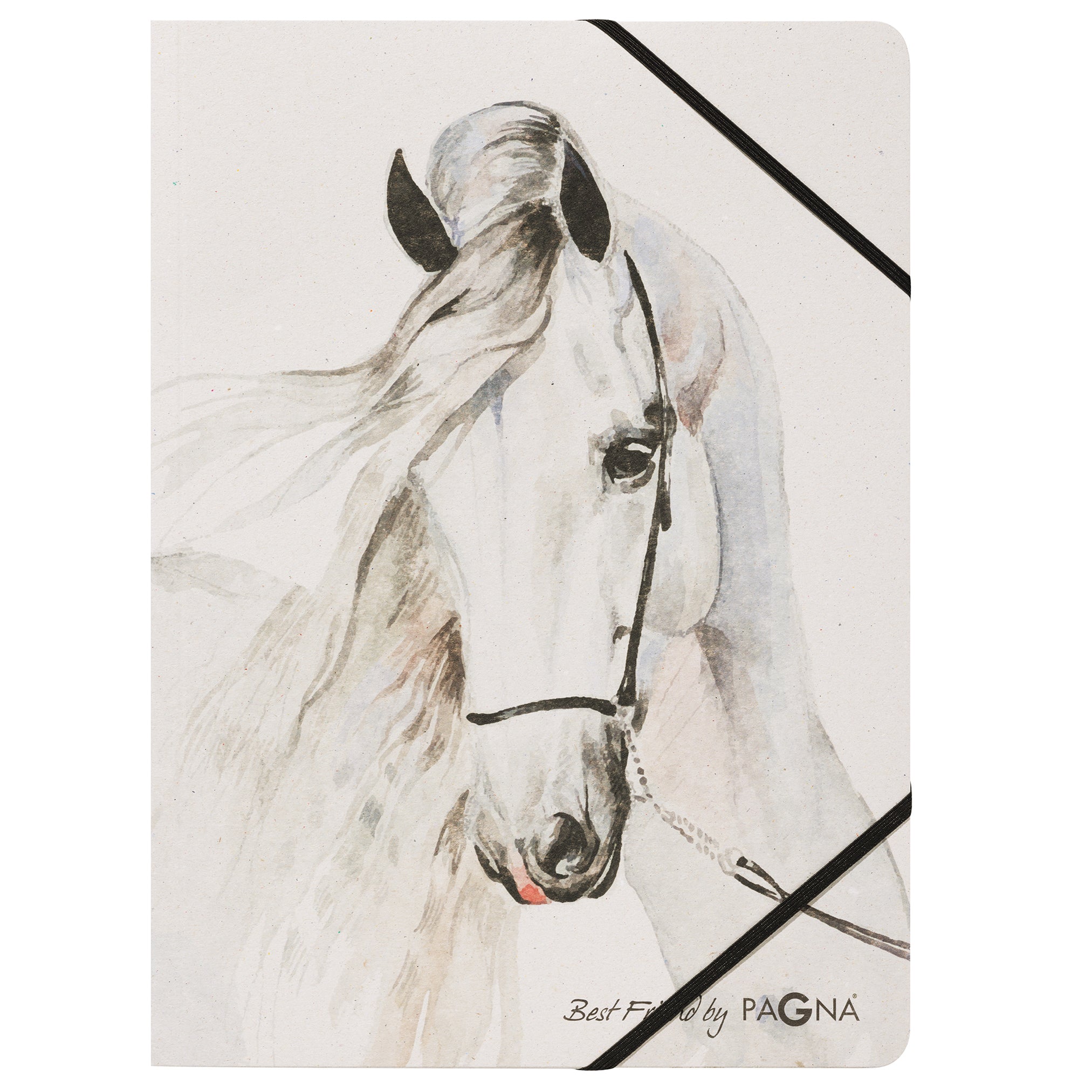 PAGNA Sammelmappe A4 · Pferd weiß · Best Friend