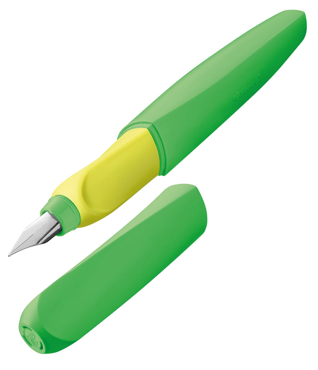 Peliakan-Fuellhalter-Twist-Neon-Gruen-offen-lafueliki