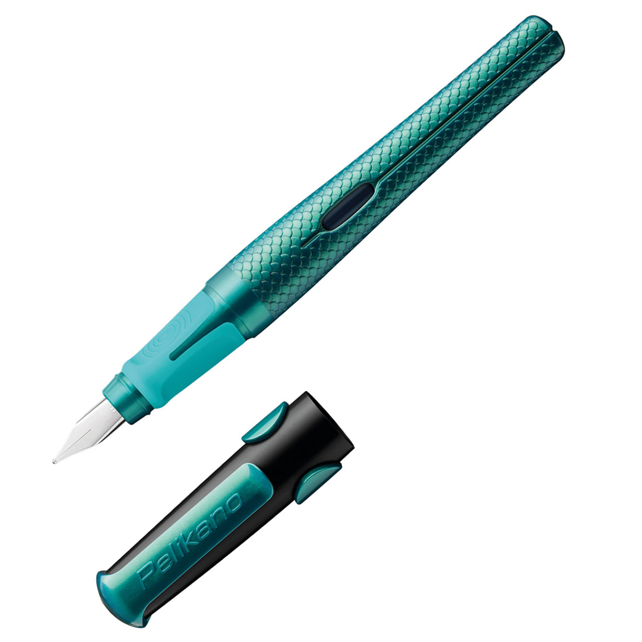 Pelikan-Fueller-Pelikano-Dragon-M-Schulfueller-kappe-offen-lafueliki