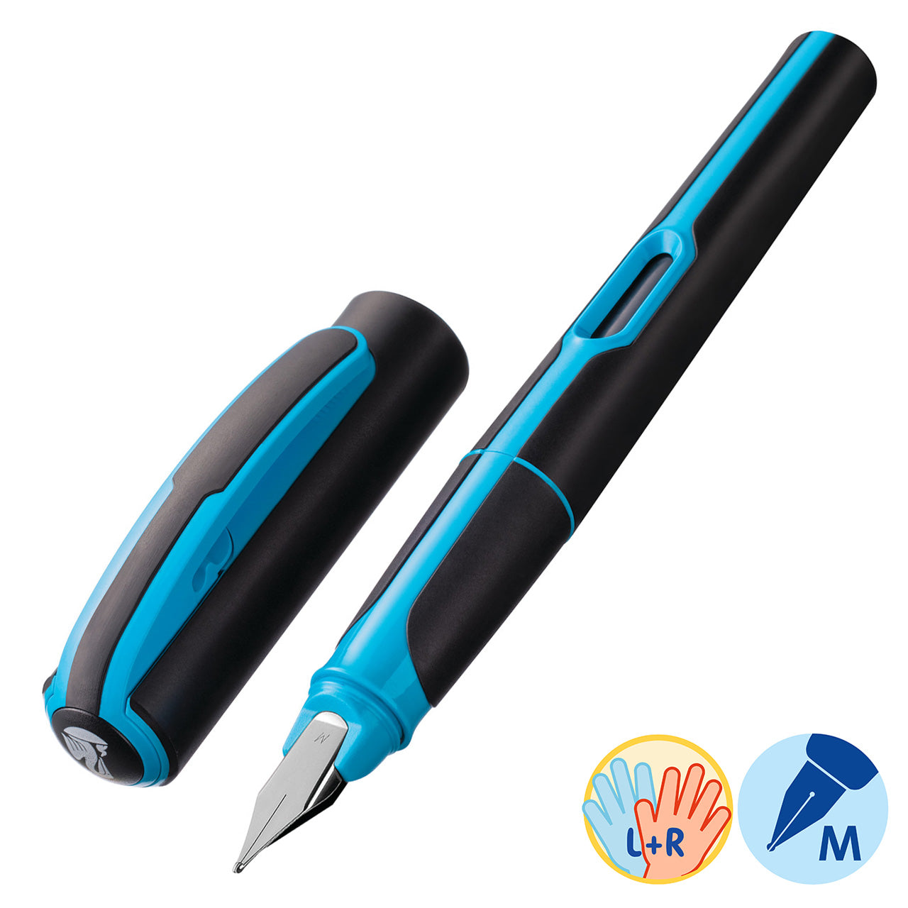 Pelikan-Fuellhalter-style-Neon-Blau-8941-Schul-fueller-online-kaufen-lafueliki