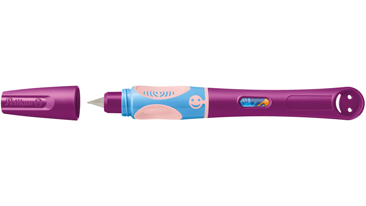 Pelikan-Griffix-Fueller-820264-Sweet-Berry-lila-Rechtshaender-Kappe-offen-lafueliki