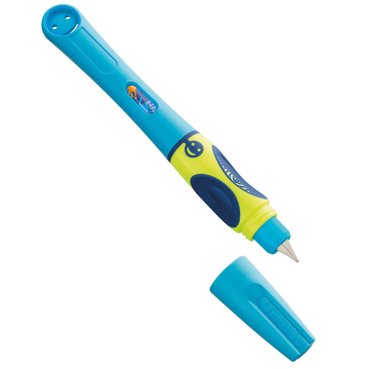 Pelikan-Griffix-Fueller-fuer-Linkshaender-Neon-Blue-Lafueliki