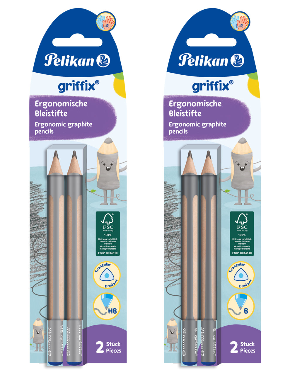 Pelikan-Griffix-Holzbleistift-2-Stueck-Bleistifte-fuer-die-Schule-lernbleistift-lafueliki