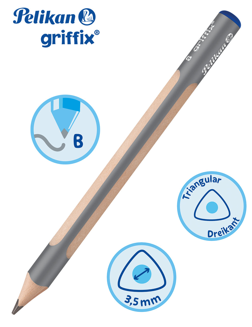 Pelikan-Griffix-Holzbleistift-Staerke-B-Bleistifte-fuer-die-Schule-817028-icons-lafueliki