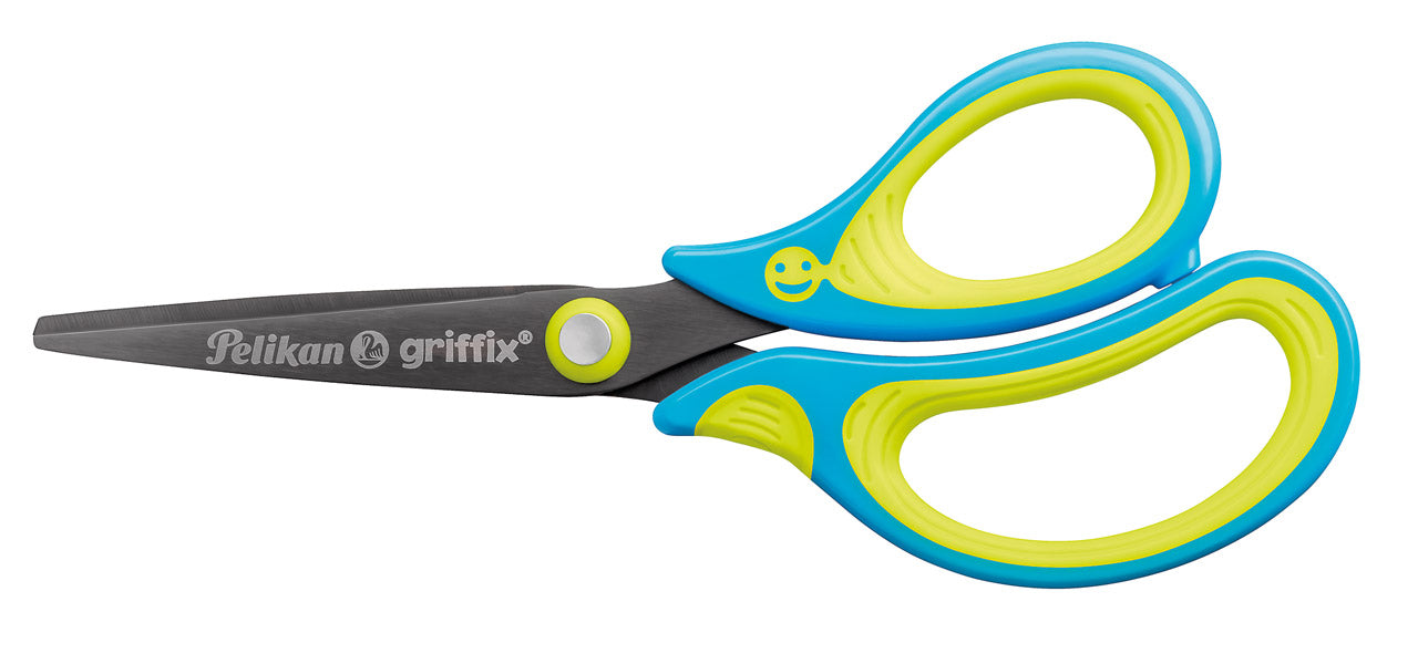 Pelikan-Griffix-Schere-Spitz-gruen-blau-lafueliki