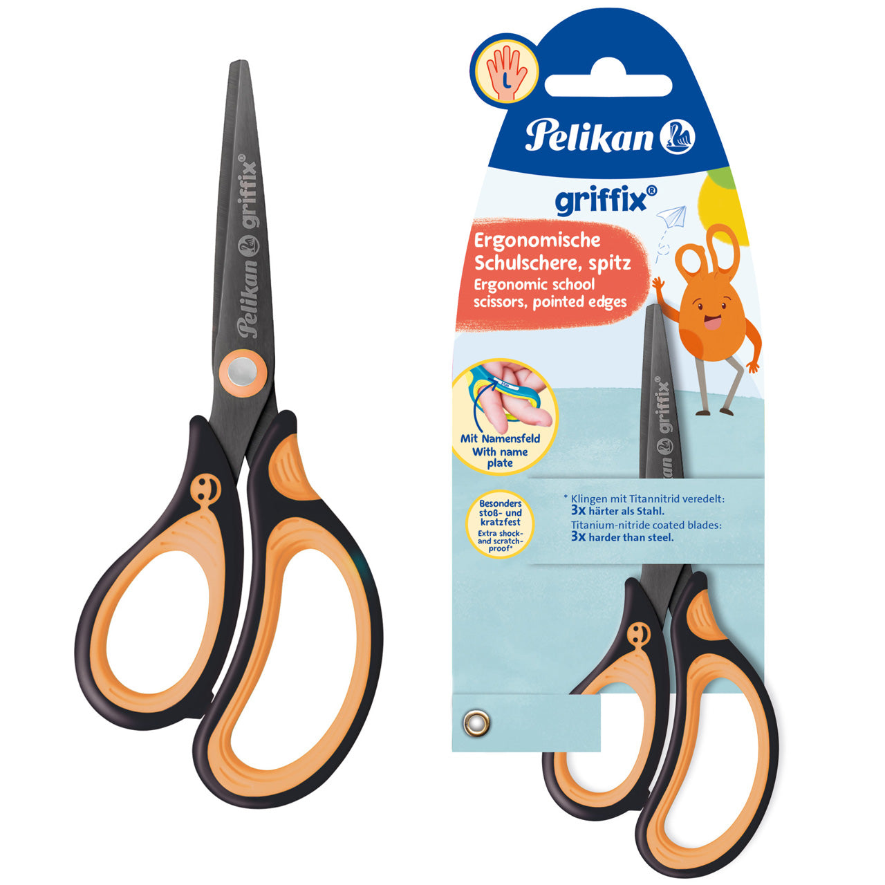 Pelikan-Griffix-Schere-fuer-Linkshaender-spitz-Neon-Black-schwarz-Schulschere-819176-lafueliki