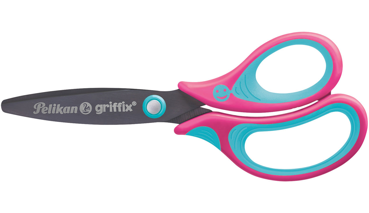 Pelikan-Griffix-Schulschere-fuer-Rechtshaender-rund-Lovely-pink-Schere-lose-819114-lafueliki