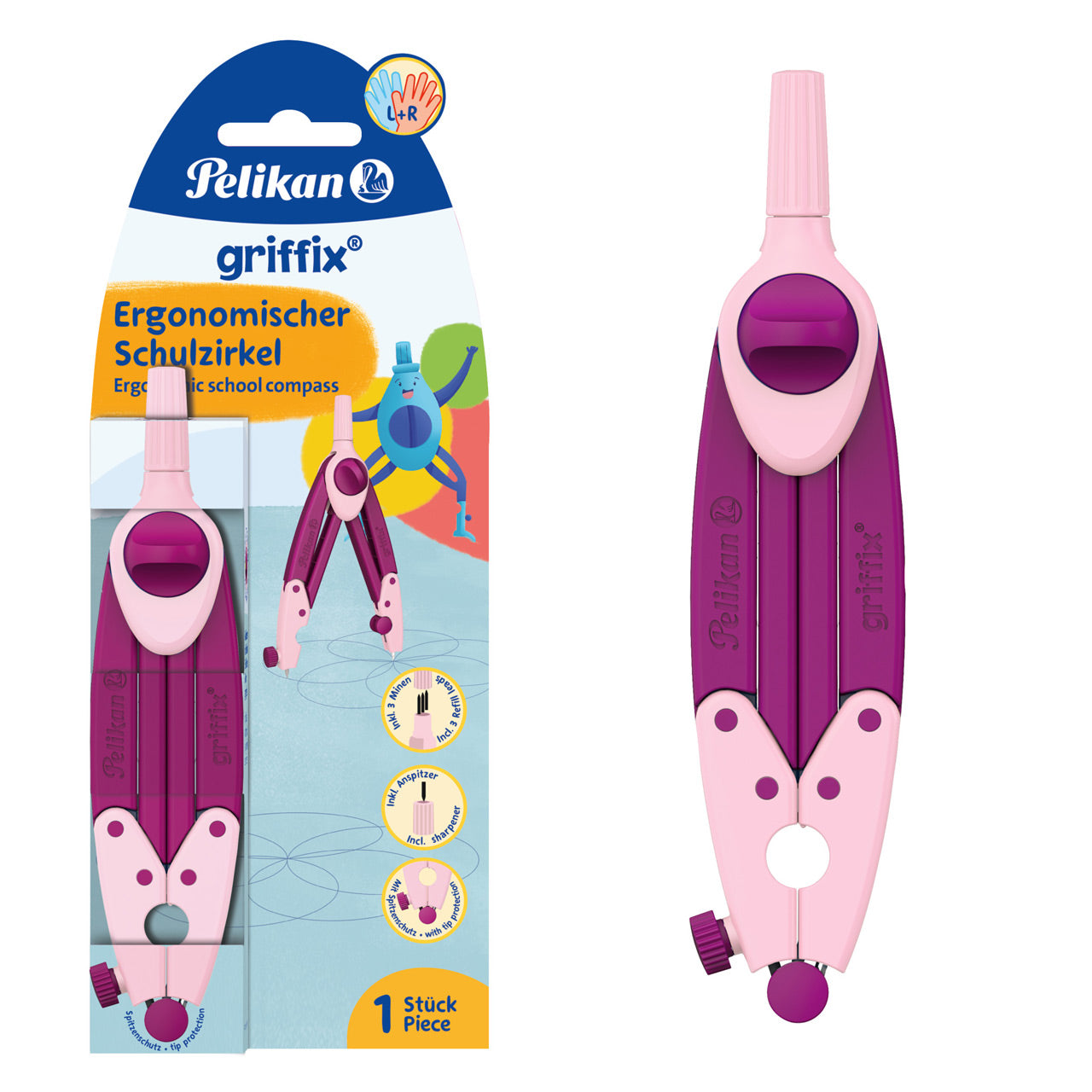 Pelikan-Griffix-Schulzirkel-700955-rosa-Zirkel-kaufen-lafueliki